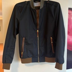 Zara Man Denim Couture Jacket Size Large